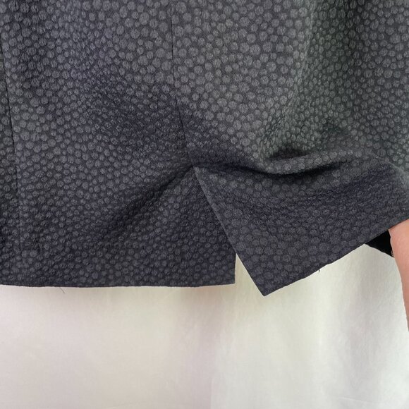 Forever 21 Pebble Texture Sheath Dress Black Sleeveless V Neck Size M - Picture 5 of 11